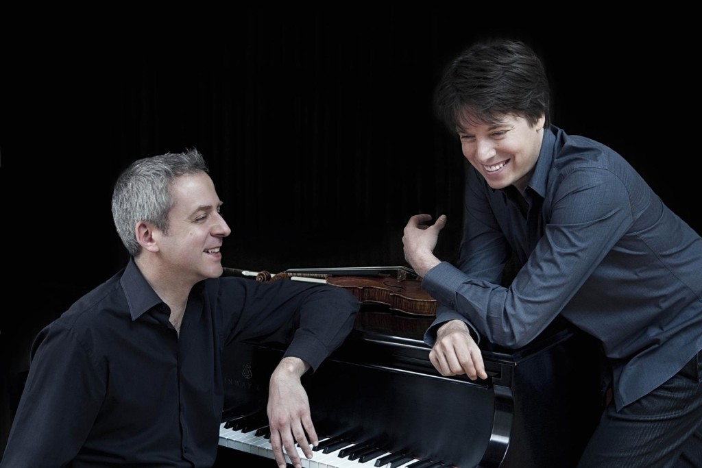 Pianist Jeremy Denk and violinist Joshua Bell