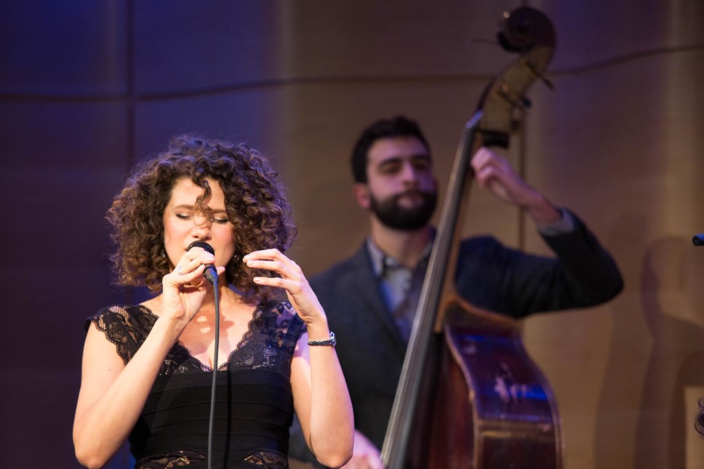 French jazz singer Cyrille Aimée performs live in The Greene Space