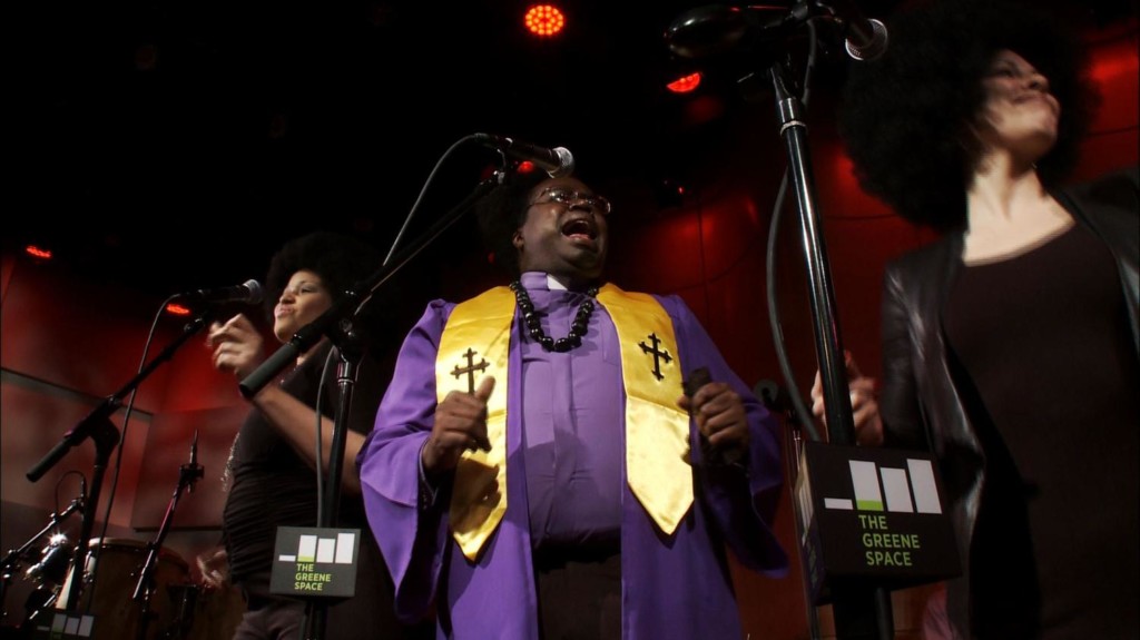 Preachermann and The Revival, living in The Greene Space's 2014 Manhattan Battle of the Boroughs