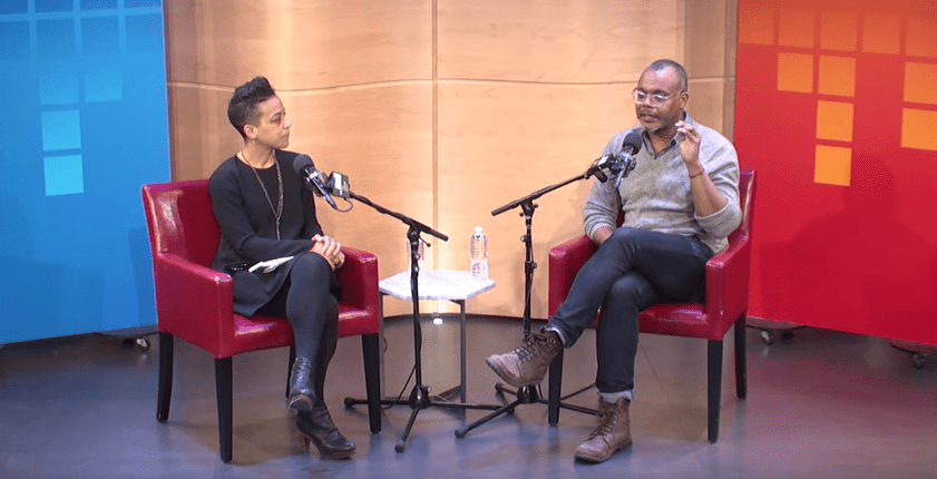 WNYC's Rebecca Carroll and editor Chris Jackson live in The Greene Space