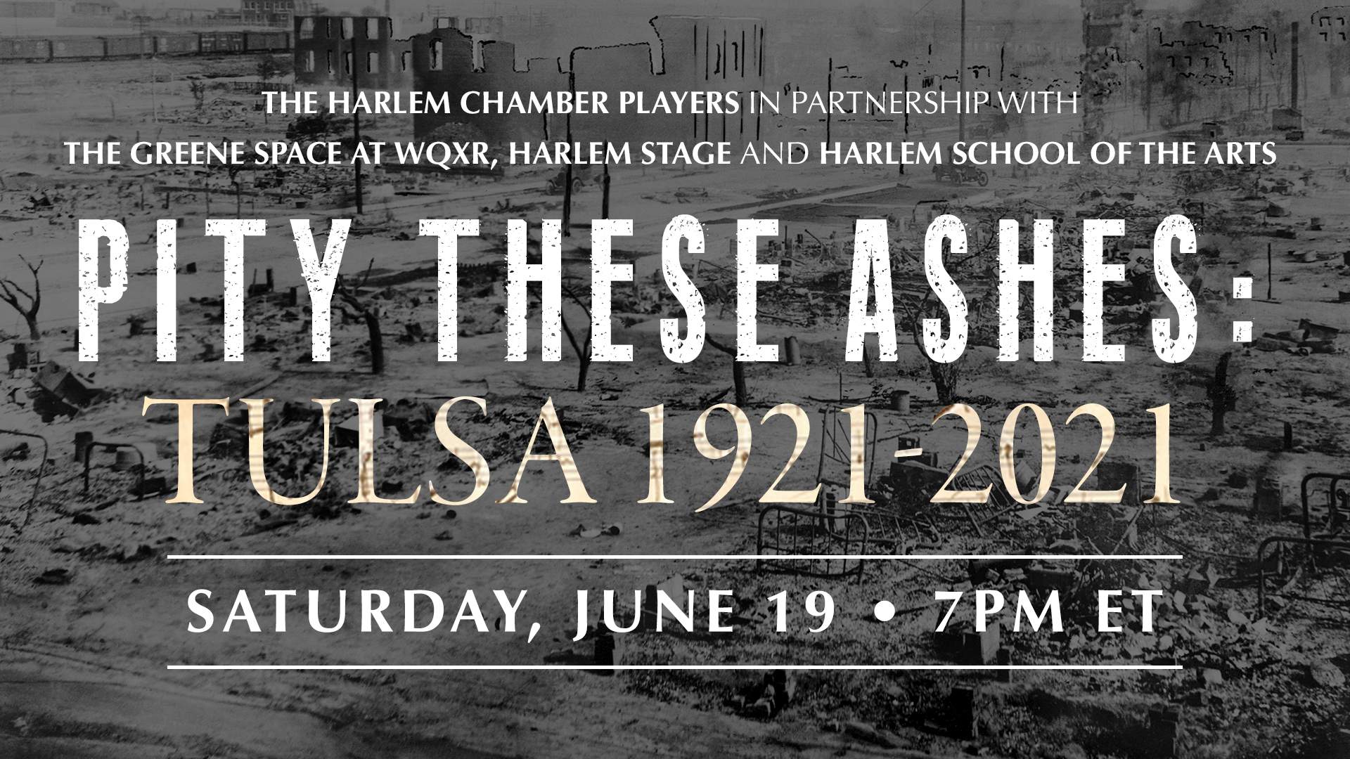 Pity These Ashes: Tulsa 1921-2021